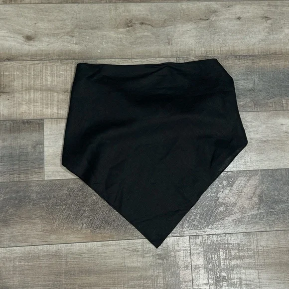 Enza Costa Black Strapless Top - Picture 3 of 6